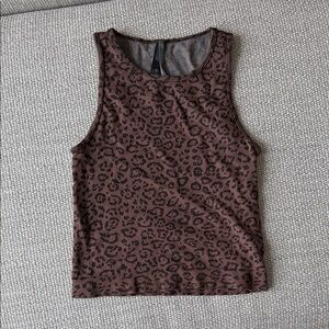 Cheetah tank top